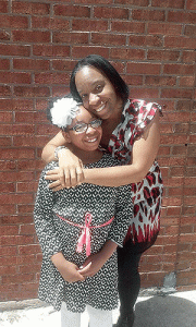 Cheryl Smith and her daughter Therise.