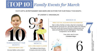 Top 10 Family Events for March