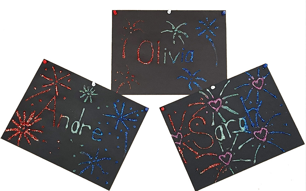 4th of July fireworks craft