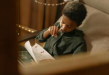 A child writing a letter