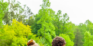 A counselor with a camper at Camp Friendship, Palmyra, VA
