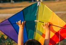 Fitness Fun in Baltimore This April A girl holding a kite