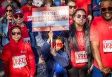 Participants in the Red Shoe Shuffle