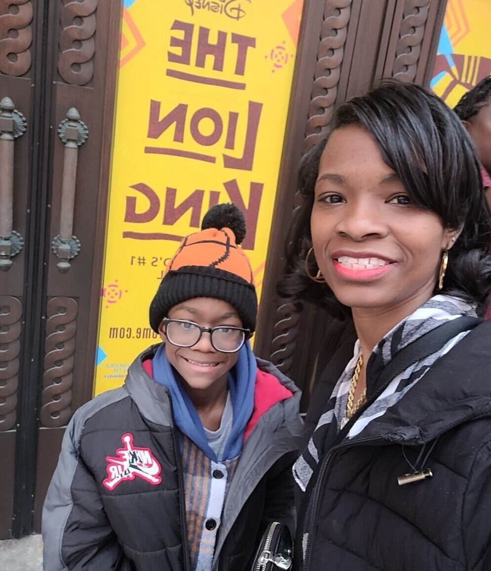 Tionda Griffin and her son, Rian