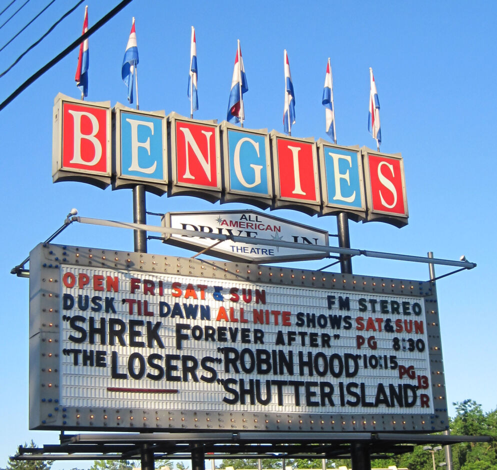 Bengies Drive-in Theatre in Middle River