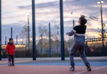 Family Fun Events in Baltimore: Sept. 4-6 Two kids playing badminton