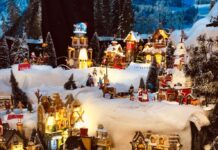 Free Events in Baltimore This November Christmas village display